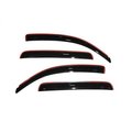 Ventshade Co VENTSHADE CO 194056 2005-2015 Toyota Tacoma In-Channel Ventvisor Rainguard - Smoke V15-194056